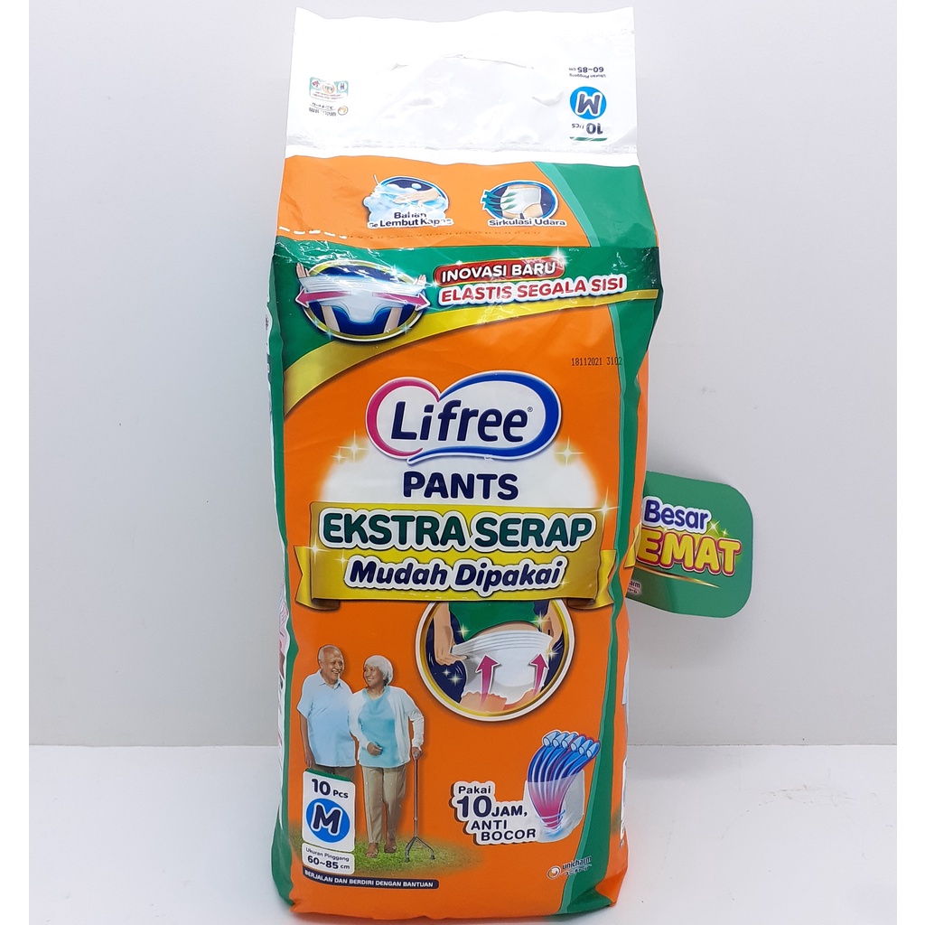 Lifree Pants Extra Serap M10 Tipe Celana