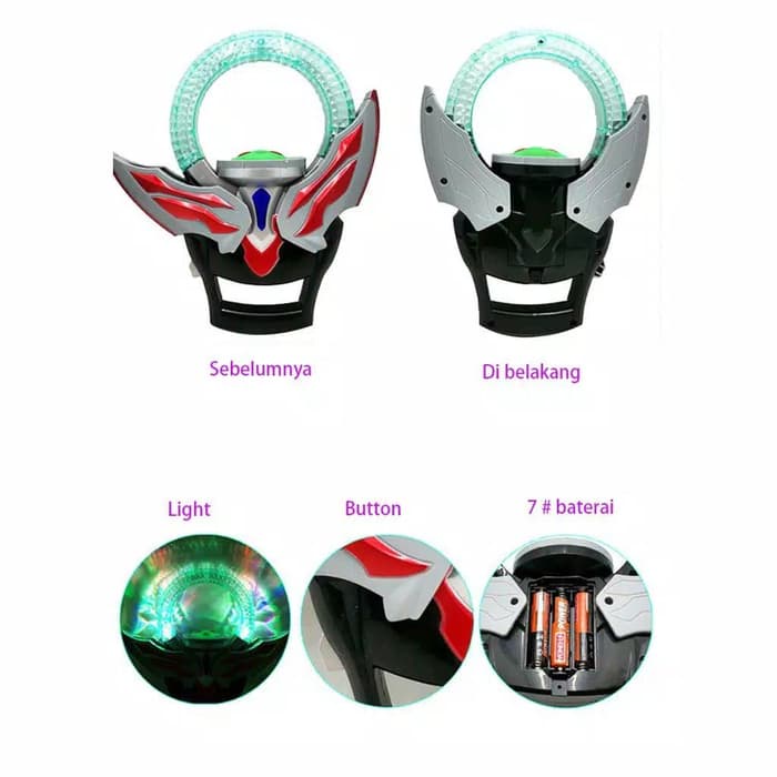 MOMBABY1 Orb - Mainan Anak Senjata Ultraman Orb Ring / Kado Mainan Anak Cowok