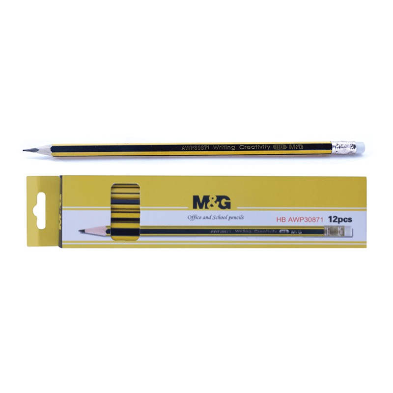 

M&G - Pensil HB dengan Penghapus pada ujung Pensil(AWP30871)