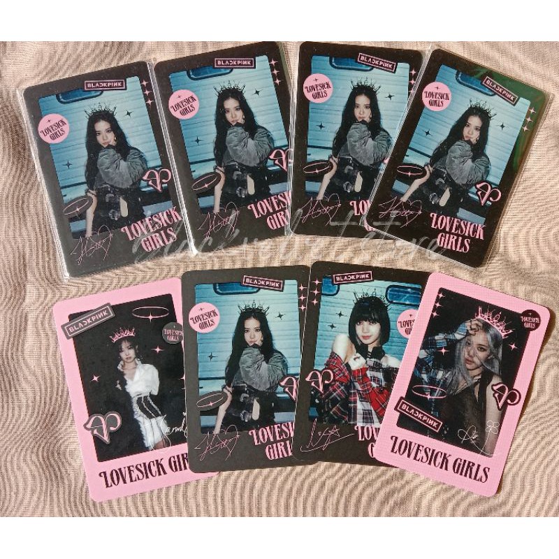POB YGSELECT BLACKPINK PLAYING CARD & POB LS VERS 2