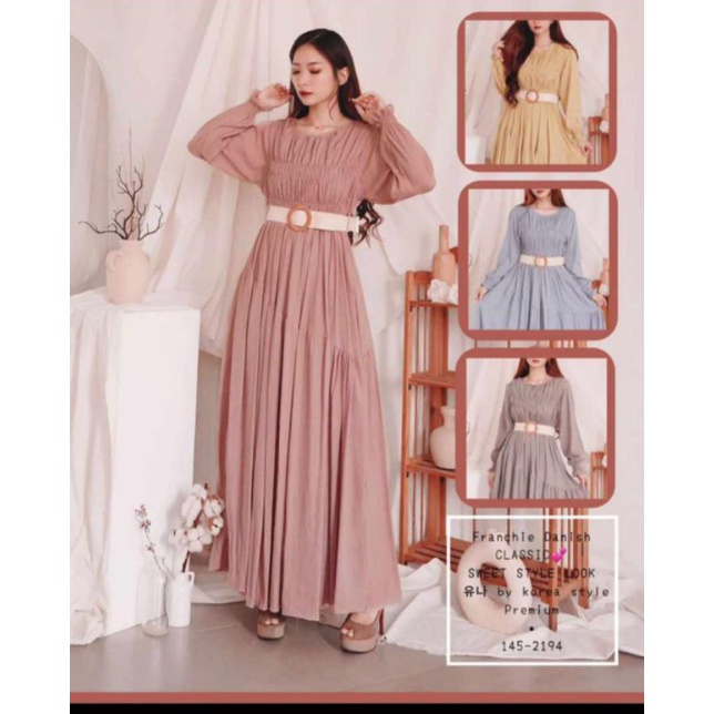 gamis Korea yuna/gamis Korea/Korea Yuna/gamis Yuna fashion/