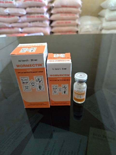 WORMECTIN obat korengan dan cacingan hewan