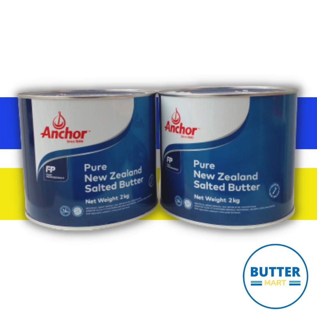 

ANCHOR PURE NEW ZEALAND SALTED BUTTER 2kg / BUTTER ANCHOR