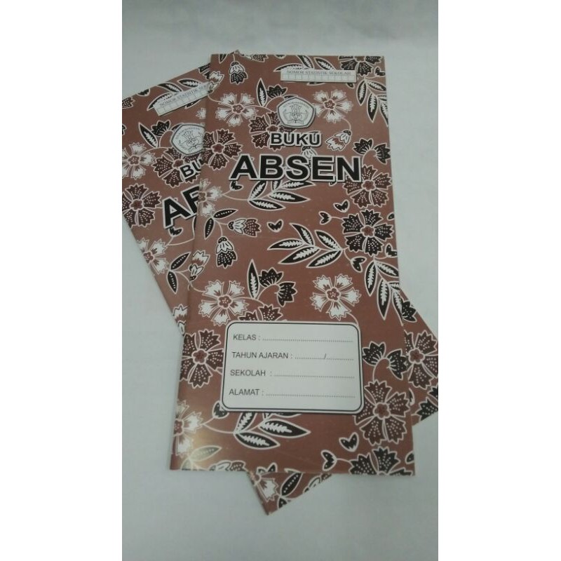 

Buku absensi batik