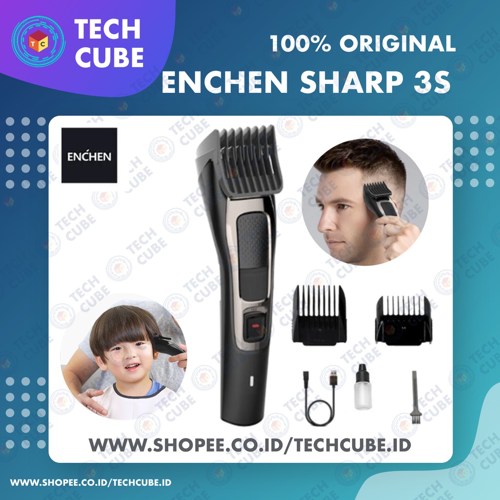 Enchen Sharp3S Alat Cukur Elektrik Hair Clipper Sharp 3S Alt Boost