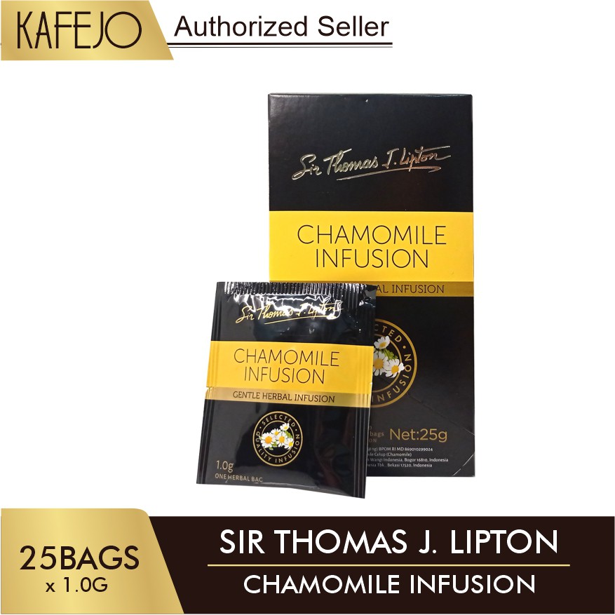 

Premium Tea Sir Thomas Lipton Chamomile Infusion 25g / Teh Celup 25pcs