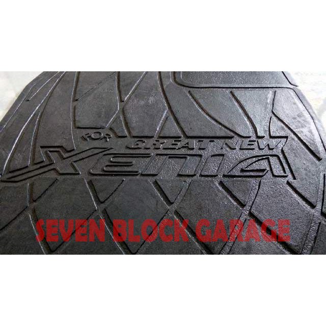 KARPET MOBIL GREAT NEW XENIA TAHUN 2016-2017 FULLSET BAHAN KARET