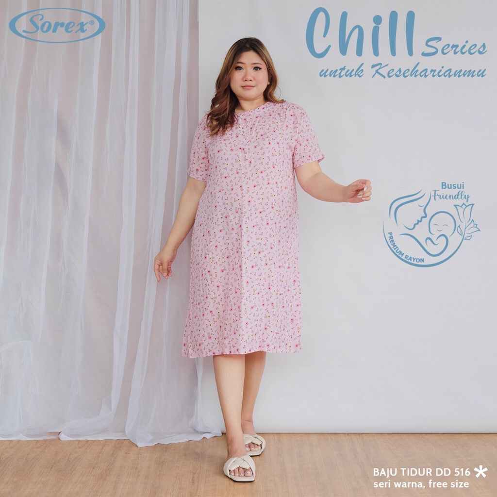 BANYAK JENIS SOREX BAJU TIDUR PIYAMA LENGAN PENDEK DASTER COMFY SERIES CHILL SERIES PAKAIAN WANITA