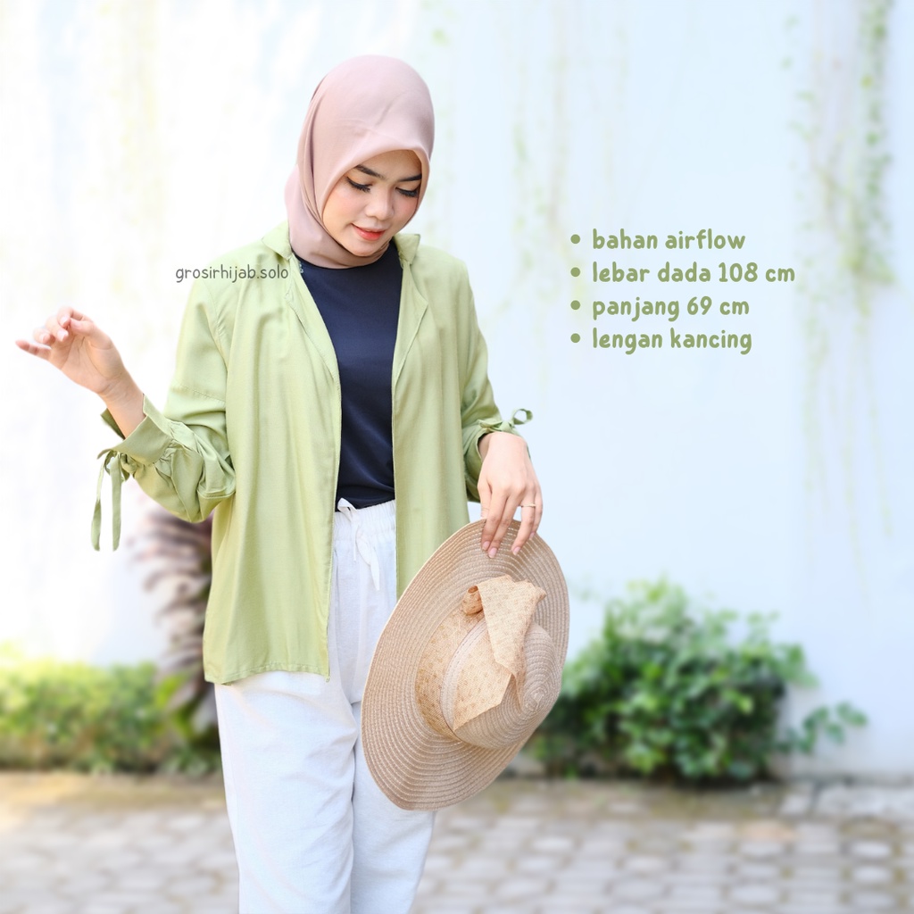 (AMD) CARDIGAN NATALIE BATWING OUTER ATASAN WANITA RAYON