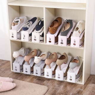 Adjustable Footwear Shoe Rack Holder Double Shoe Support Double Layer Space Saver Storage Shoes Organizer Shoes Rack Storage Shoes Storage Box Shopee Indonesia