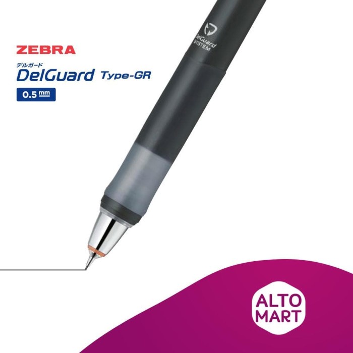 

Aman Zebra Delguard Type-Gr Mechanical Pencil 0.5 Mm Gilaa!!!