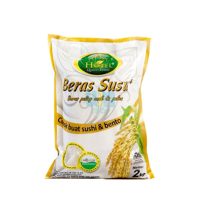 

Beras Hotel Beras Susu 2kg Cocok Untuk Bento & Sushi