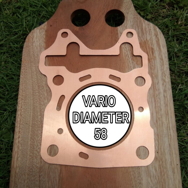 PAKING TEMBAGA BLOK HEAD VARIO 150 TEBAL 0.5 MILI PERPAK TEMBAGA VARIO 150 DIAMETER 58 MILI METER