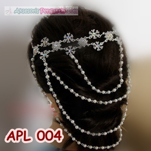 [BISA COD] TIARA CRYSTAL AKSESORIS WEDDING PERNIKAHAN PENGANTIN APL004