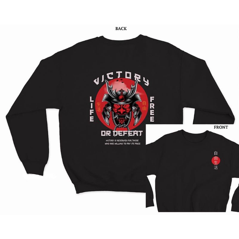 Sweater crewneck pria wanita (Victory)