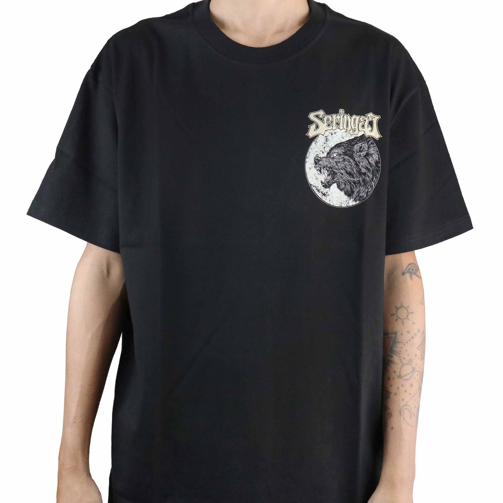 Metalgear Music Original Tshirt Seringai - Wolf Cult Baju Kaos