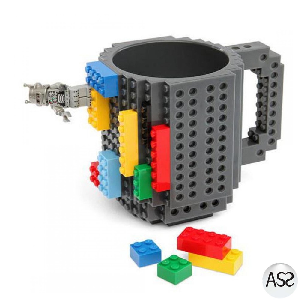 ASS Shop - VKTECH Gelas Mug Lego Build-on Brick - 936SN