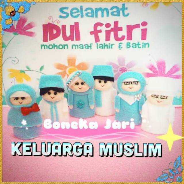 

TERLARIS!! Parcel Idul Fitri boneka jari cocok buat kado