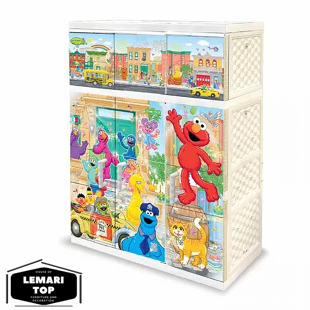 Ojol dan Opsi ongkir - Akako - Lemari Plastik - Lemari Rak Dan Gantung Sesame Street