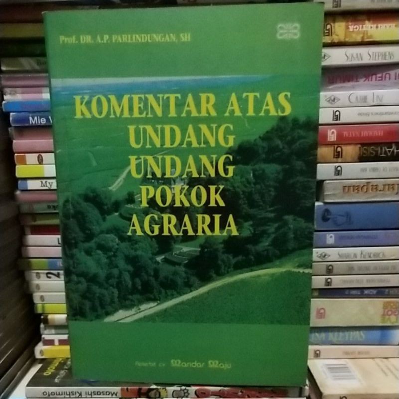 komentar atas undang undang pokok agraria