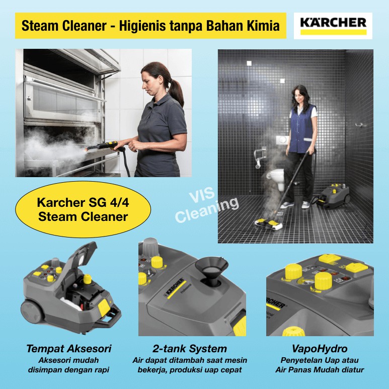 Steam Cleaner Karcher SG 4/4 ( Mesin Pembersih dengan Uap )