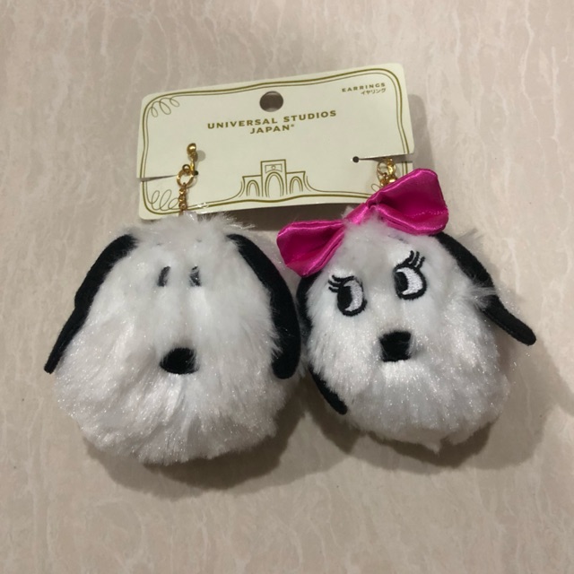 Universal Studio Japan Jepang Original Snoopy Earring Anting