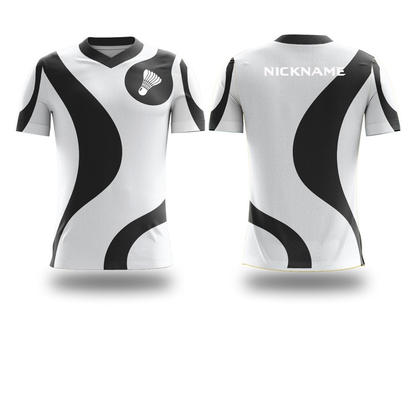 Kaos Jersey Badminton Bulutangkis Full Print Costum Size S - XXXL ANK46