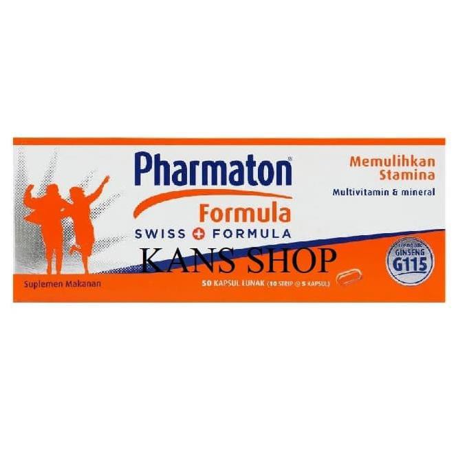 2Prv Pharmaton Formula Isi 5 Capsule Multivitamin Pemulih Stamina Parmaton Gb9N
