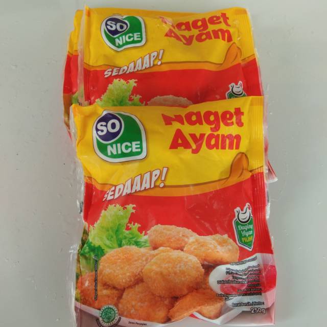 

Naget ayam so nice 250gr