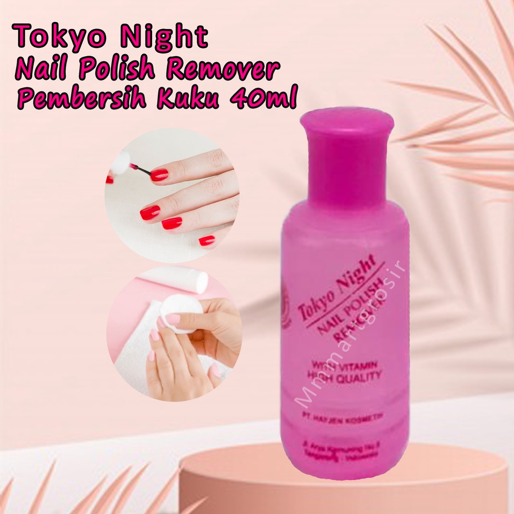 Tokyo night / nail polish remover / with vitamin high quality /40 ml