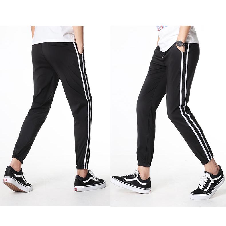  Celana  Panjang Jogger  Casual Pria  Bahan  Katun Gaya Korea 