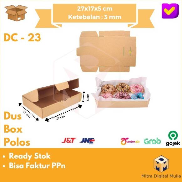 

Kardus Dus Polos DC-23 Diecut 27 x 17 x 5 Box Makanan / Hampers