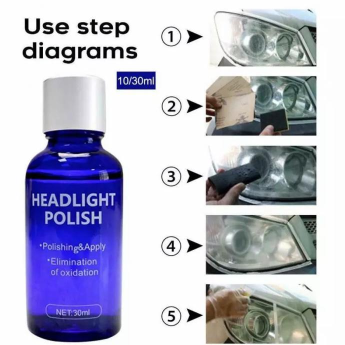 Pembersih Cairan Lampu Yang Kusam Alat Pembersih Pengkilap Kaca Mobil