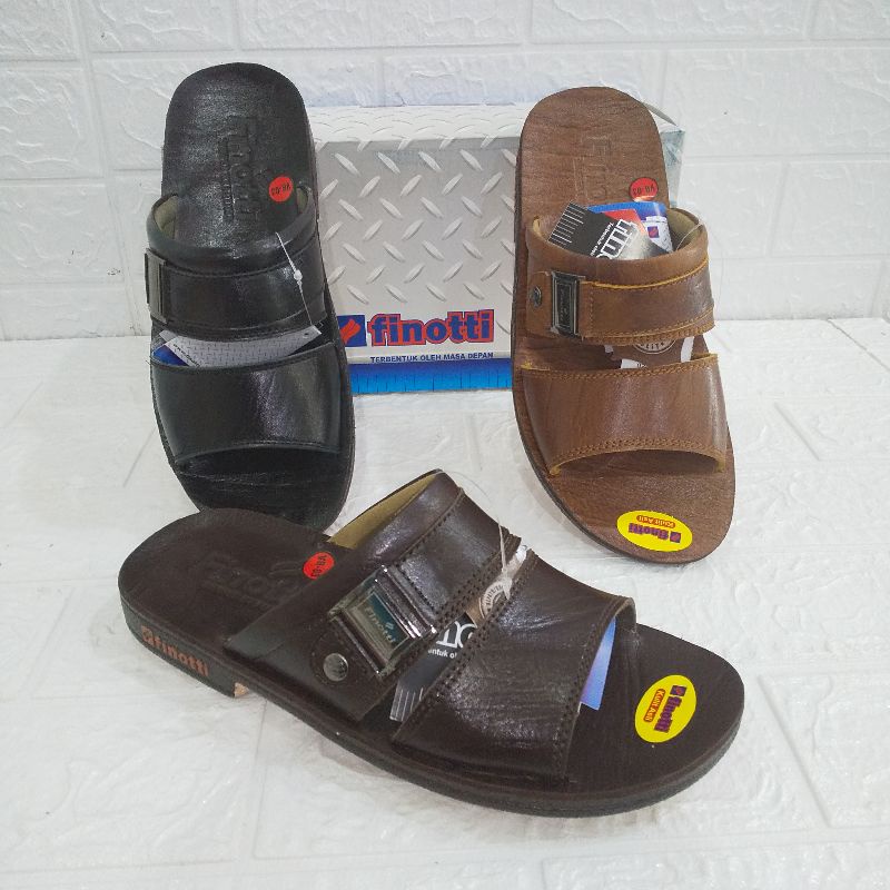 Sandal kulit finotti VR 03 size 38-42, sandal formal, sandal kulit