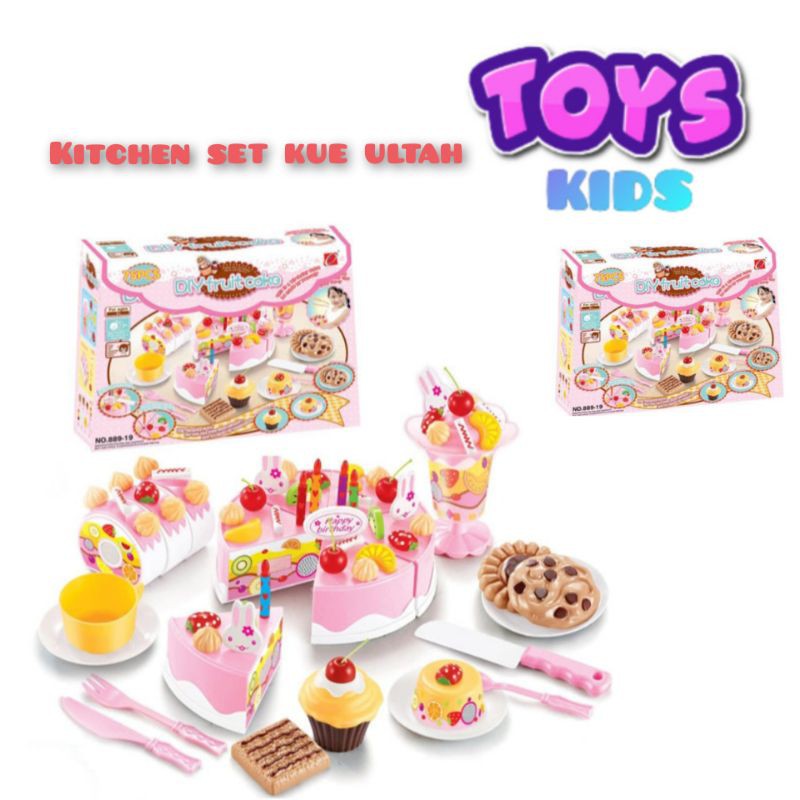 mainan masak anak perempuan kue ultah