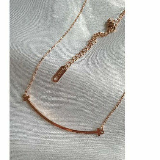 Kalung Smile Simple Minimalist Korea Kdrama Itaewonclass / SMILE NECKLACE