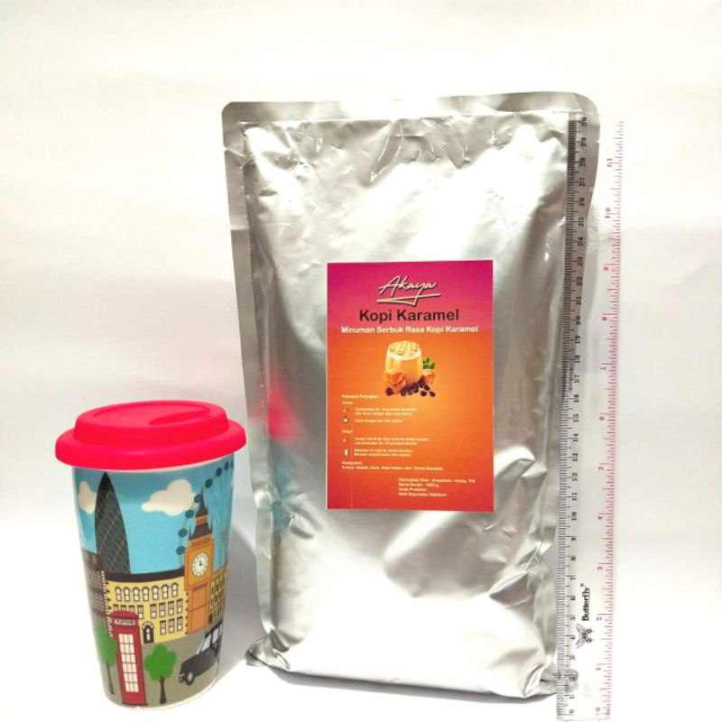 

kopi caramel powder 1 kg dan 500 gram
