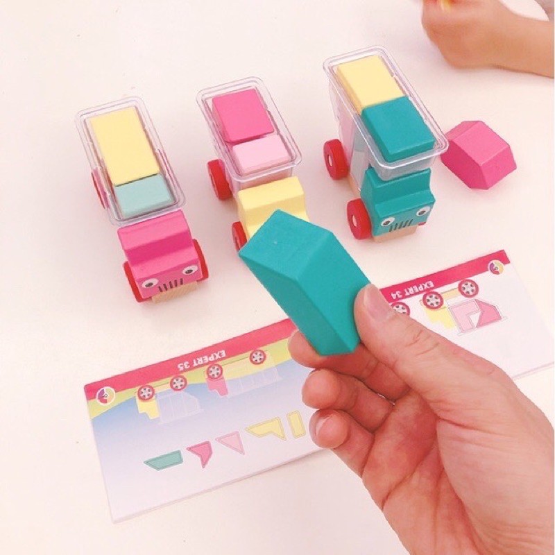 Trucky 3 smart games alike - assembly toy truck - mainan edukasi anak - hadiah anak cowok anak cewek