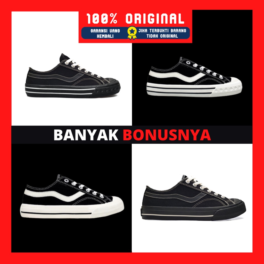 Original Not Sepatu Ventela Public Low Sneakers Lokal Casual Pria dan Wanita