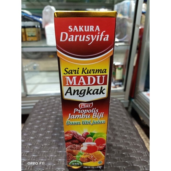 

Sari kurma MADU ANGKAK Plus propolis Jambu biji daun ubi jalar