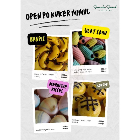 

KUE KERING MIMUL / KUE LEBARAN / HAMPERS
