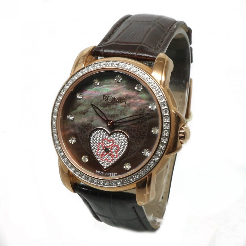 Bonia BPT227-2547S Jam Tangan Wanita - Rosegold Black