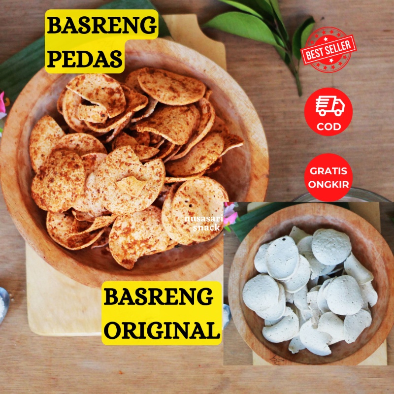 

Keripik Basreng Bulat Pedas 500 gr