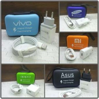 Charger Micro USB SAMSUNG OPPO ASUS VIVO 2A FREE Kantong Charger