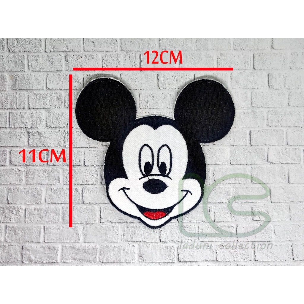 PATCH BORDIR JAHIT MICKEY MOUSE