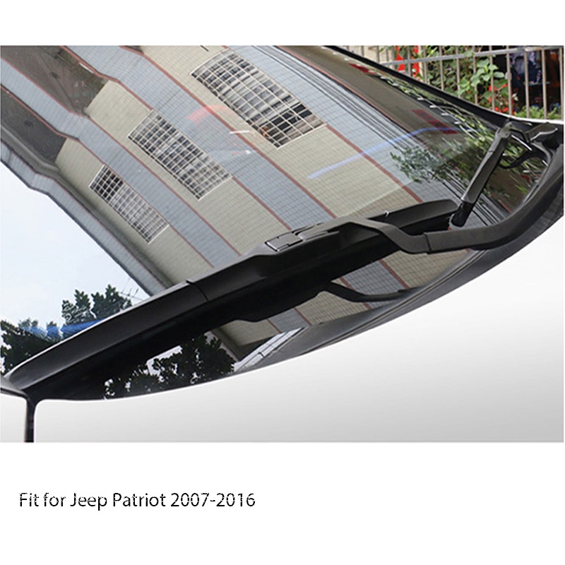 1 Set Karet Wiper Depan Mobil Untuk Jeep Patriot MK74 2016 2015-2007
