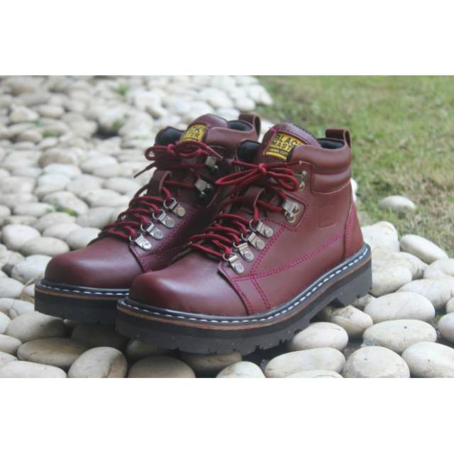 HARDROCK - BLACK MASTER ORIGINAL | Sepatu Kulit Asli Boots Biker Original Jungle Touring Adventure