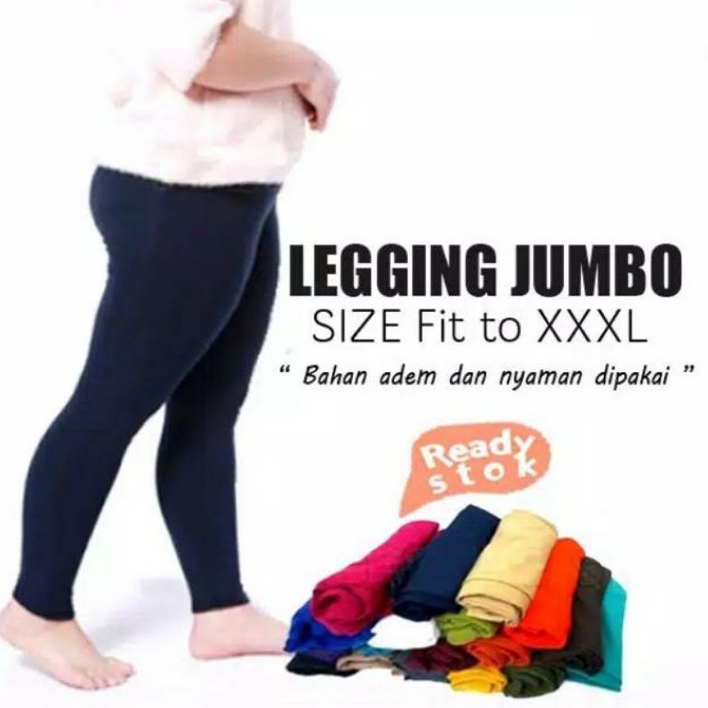 LEGGING JUMBO / Legging Tebal Premium / Legging Bahan Import / Legging XXXL (BISA COD)