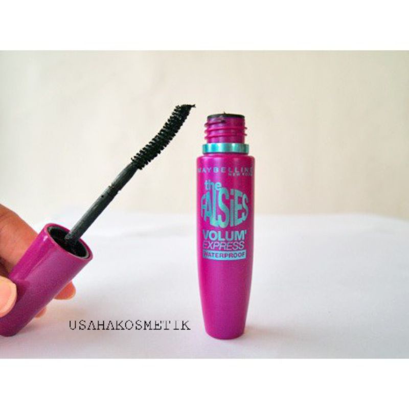 PROMO 1BOX SEGEL MASCARA MAYBELLINE HITAM WATERPROOF ALL VARIANT RANDOM COVER