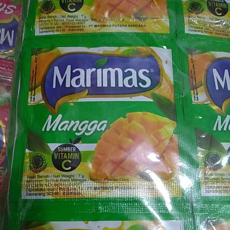 Marimas renceng 10 sachet ( 1 renceng )